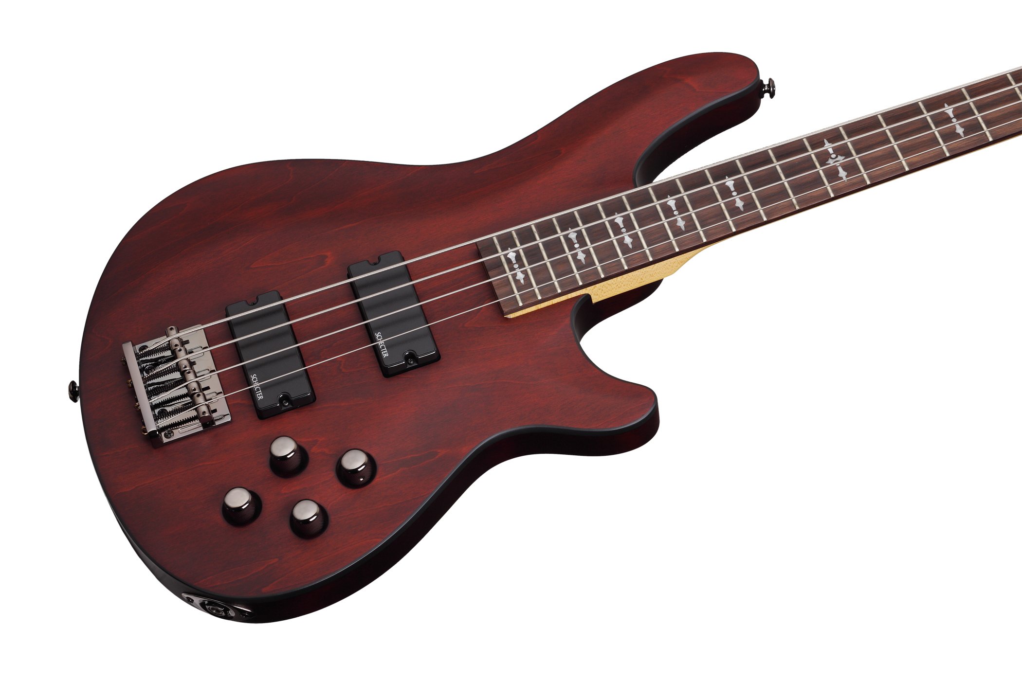Schecter OMEN-4 4-String Bass Guitar, Walnut Satin : Amazon.in
